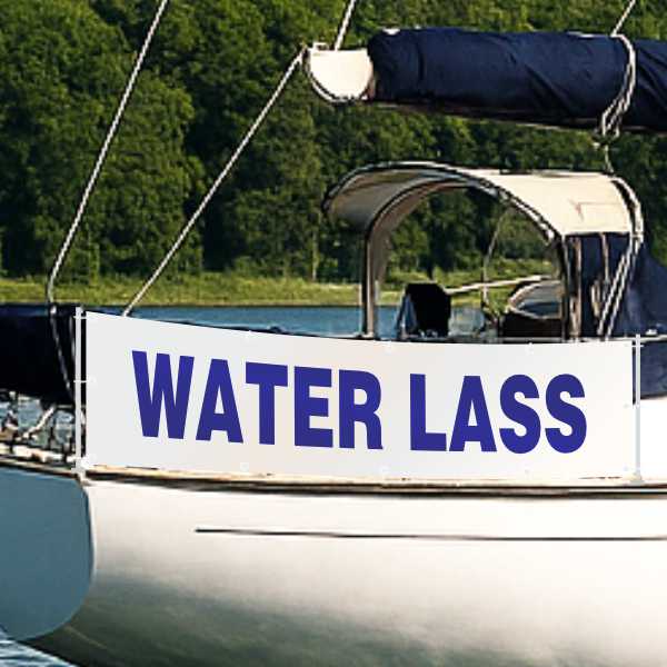 Plastic Coated & PVC Spray Dodger Lettering