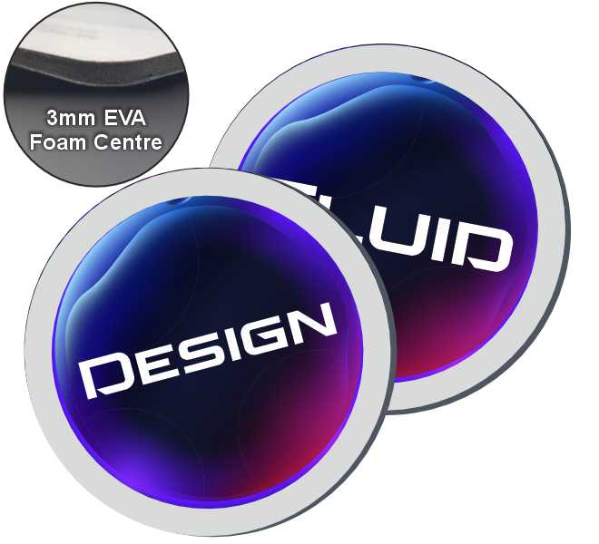 Double sided 95mm Round