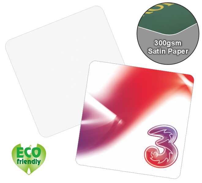 Paper Event Coaster 95mm Square